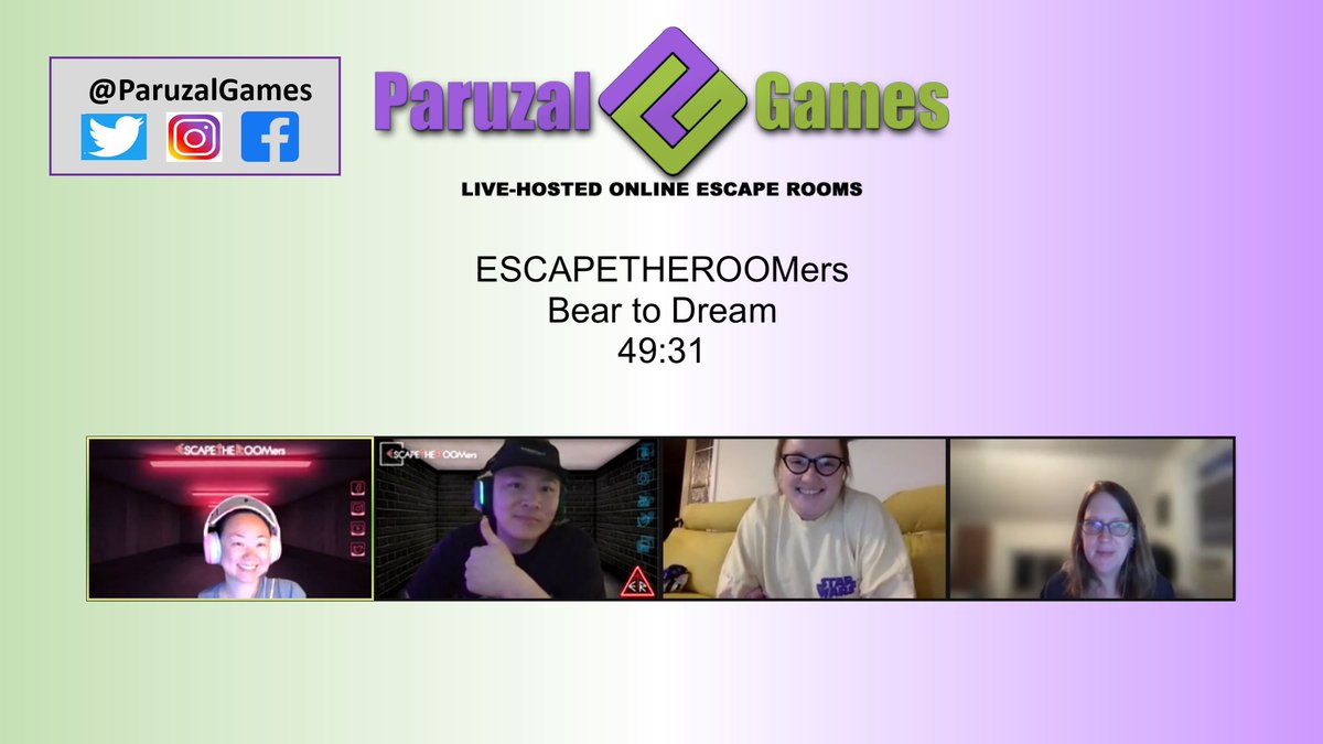 ParuzalGames's tweet photo. This team tasted cookies AND success tonight!
@ETROOMers
#EscapeRoom
#EscapeGame
#FamilyFun
#TeamWorkFromHome
#PlayAtHome
#RemoteDateNight
#DifferentEntertainment
#ParuzalGames https://t.co/q2gkEiJ2yV