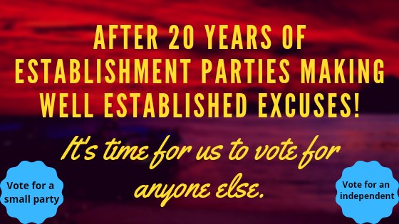 DerryJoeSaid's tweet photo. Change won't happen by voting for one of the same 2 parties that represented us for decades. It's time to take ownership of our votes and #VoteAnyoneElse. Nothing will change in government if there are no repercussions for failure.
#Elections2022 #Election2022 #vote #Derry #NI https://t.co/txwpZ42PZn