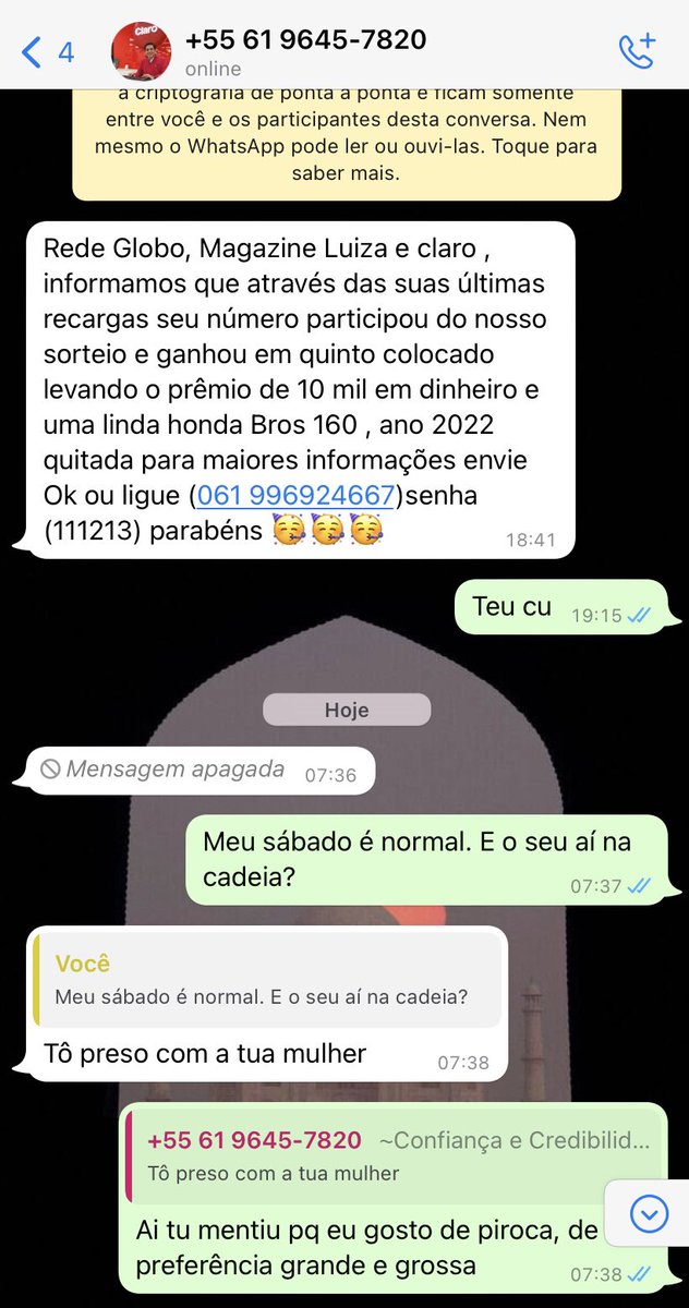_Naldofc's tweet photo. Hoje um golpista tentou aplicar o golpe do WhatsApp em mim, segue o contragolpe 😂🙈😂 https://t.co/Dmas4M0e1m