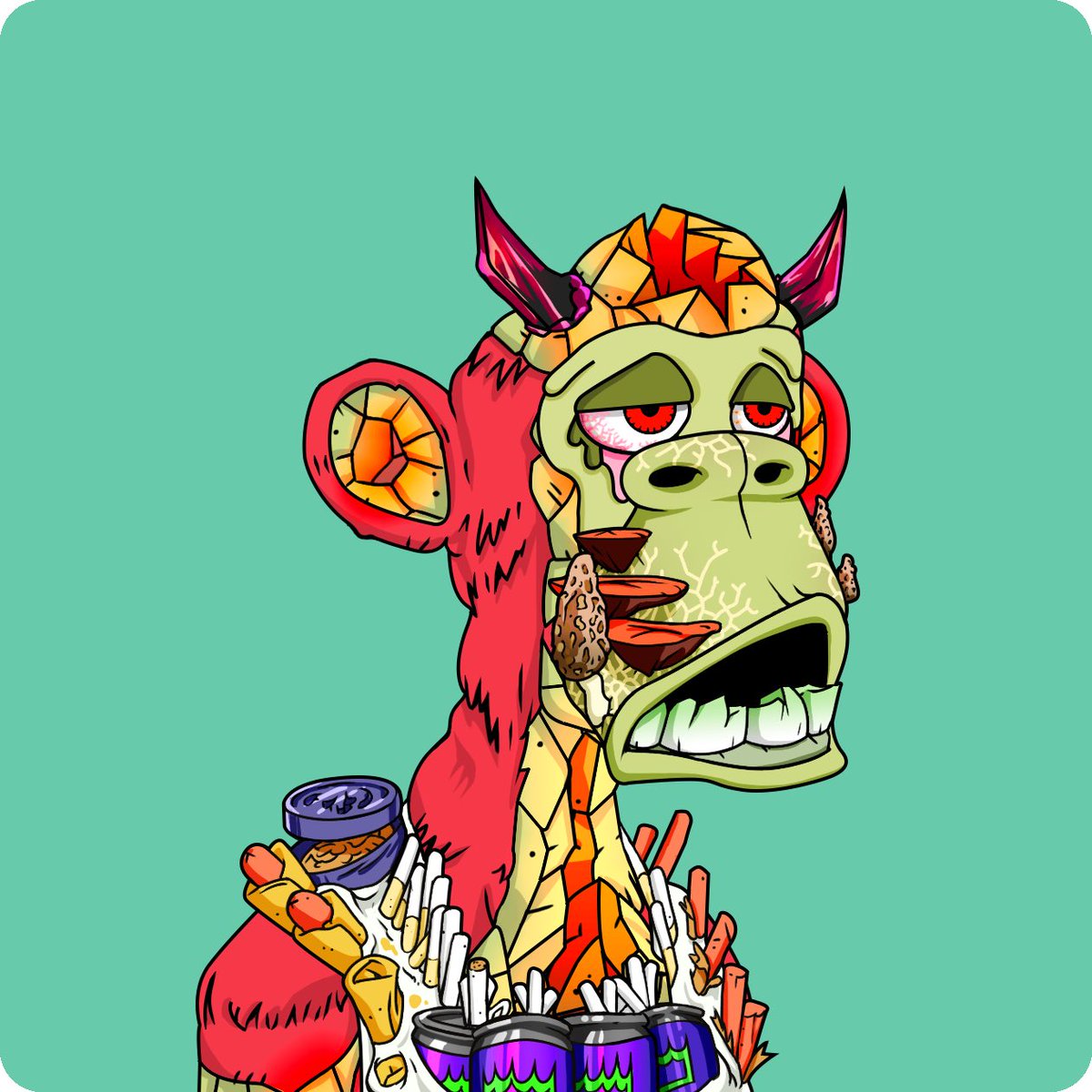 Didn’t want to miss the birthday celebration… <a href="/BoredApeYC/">Bored Ape Yacht Club 🍌</a>