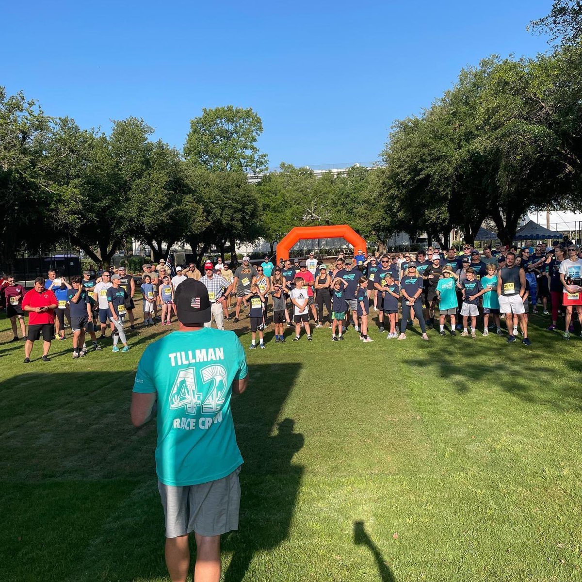 ASUAlumniSC's tweet photo. Such a great day for the #TillmanHonorRun in #DanielIslandSC! Thank you to all who came out and all the volunteers who made this possible!!
#PatsRun22 @ASU_Alumni @pattillmanfnd #asu #PatTillman https://t.co/G8H93VDkum