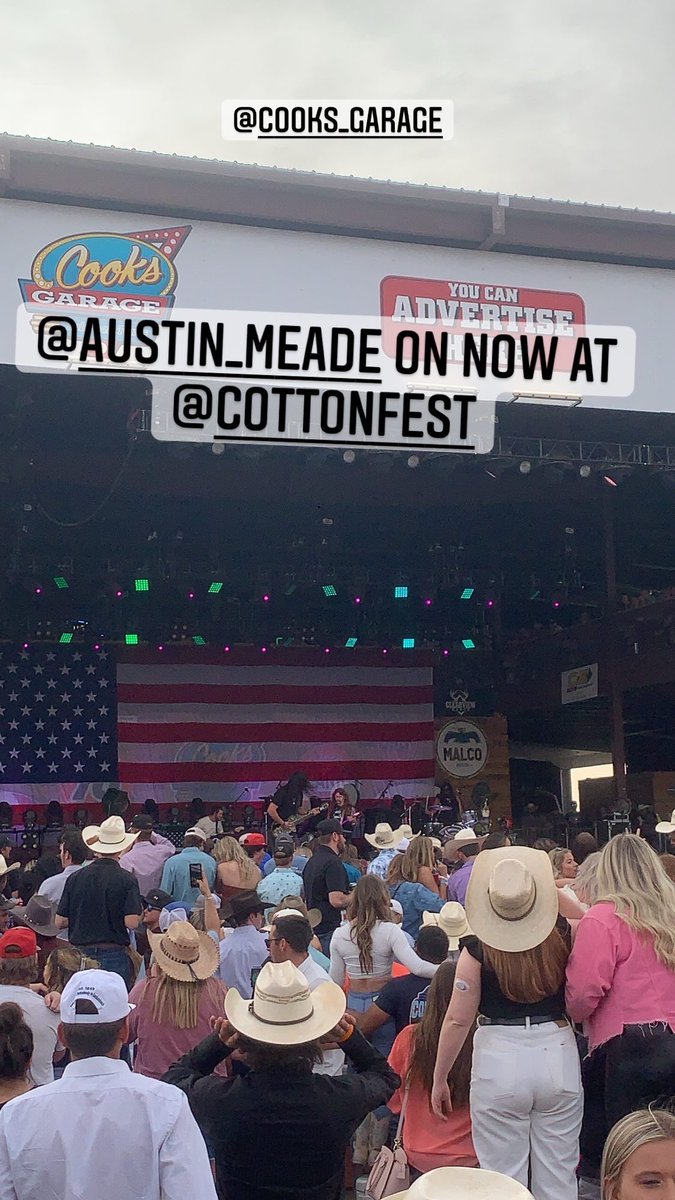CottonFest's tweet photo. #austinmeade on stage at #CottonFest2022 #cottonfest #lubbocktx #lbktx #txcountry https://t.co/J2qaQcAxkx
