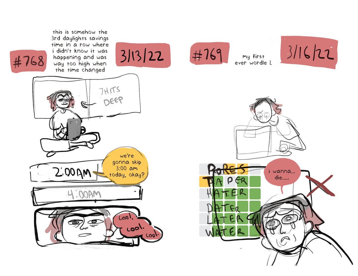 daily comix........! ! workin on em 