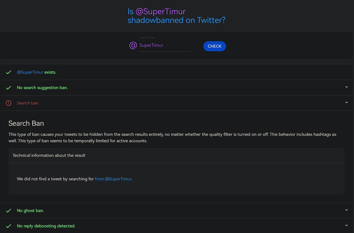 SuperTimur's tweet photo. No surprise here, the bigots in charge being bigots...

#censorship #Shadowbanned https://t.co/hp6cI8CyVO