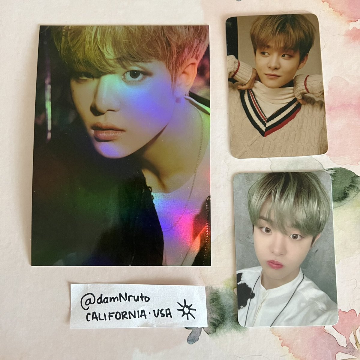 damnruto's tweet photo. WTS

#TREASURE The First Step #JIHOON PC bundle

Have:

2 x Ktown POB
1 x postcard

Want: $20 + free tracked shipping
Location: 🇺🇸
WW: No
@teumetradeusa https://t.co/hCZhyzdbxT