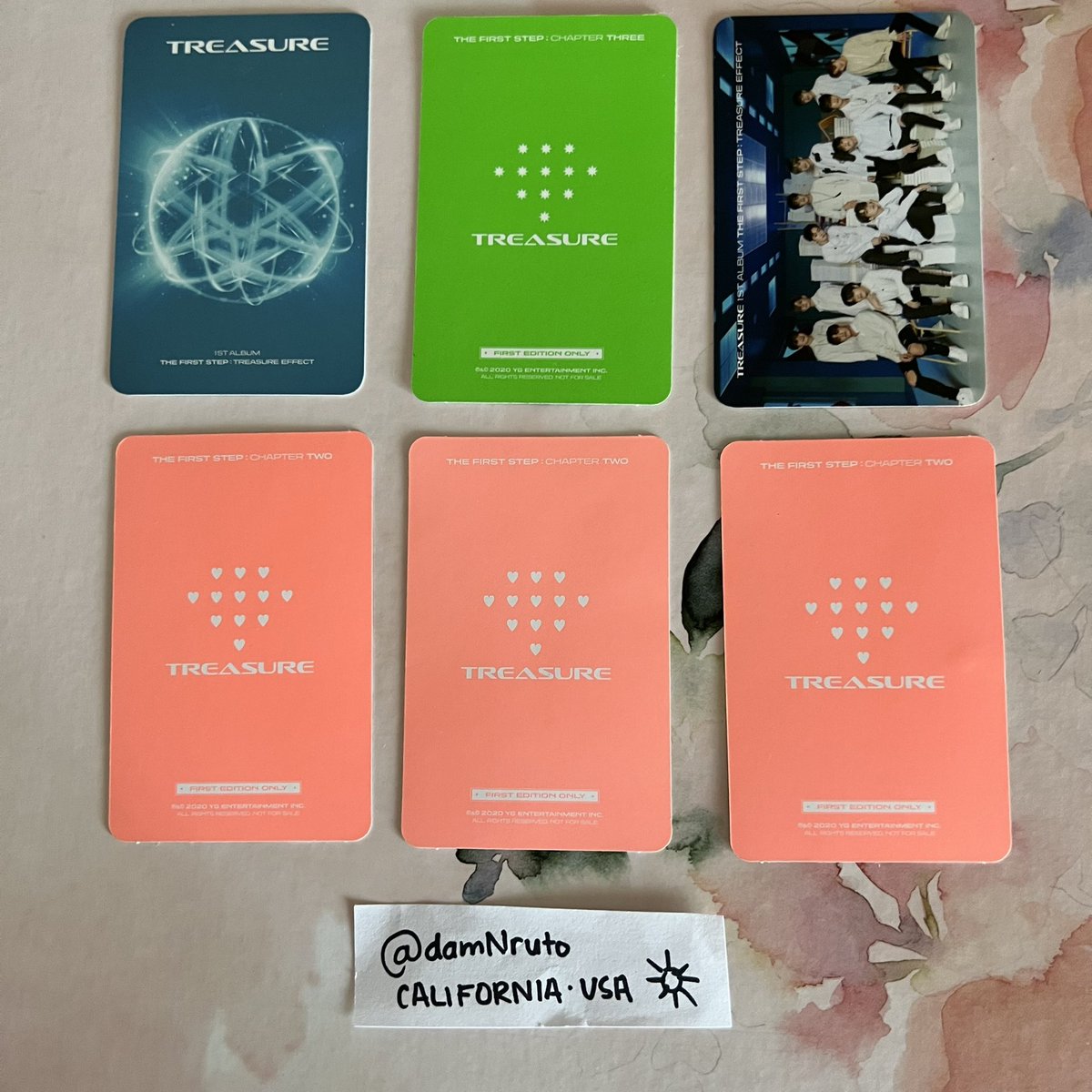 damnruto's tweet photo. WTS

#TREASURE The First Step #MASHIHO PC bundle

Have:

2 x Ktown POB
4 x first press (3/4 same)
1 x postcard

Want: $30 + free tracked shipping
Location: 🇺🇸
WW: No
@teumetradeusa https://t.co/SfyLavAZJm