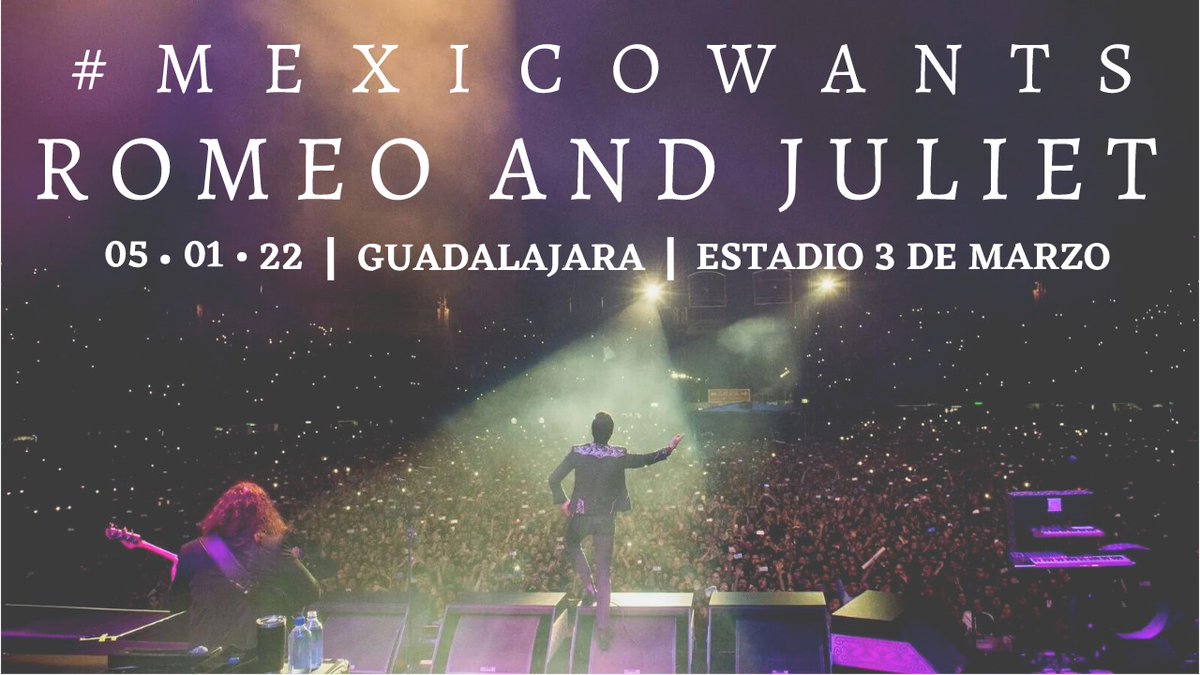 DulchVillalobos's tweet photo. I survived a f*cking tumor, a major surgery (hepatectomy) and your music helped me through.Please, in Guadalajara🇲🇽(may 1st) play Romeo &amp; Juliet. I don't wanna die without hearing my favorite song live.And if it's not much to ask, running towards a place, please.Thank you,ILY⚡🪵 https://t.co/UPFXiS3ub7