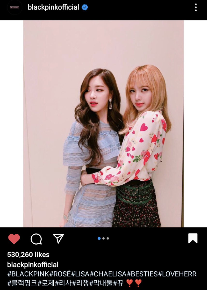 jljm014's tweet photo. The hashtags. 🥹

#BLACKPINK #ROSÉ #LISA #CHAELISA #BESTIES #LOVEHERR https://t.co/GeuvTy4Ijb