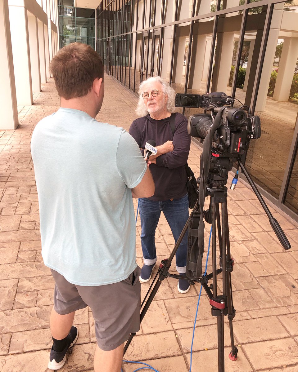 Today. What a privilege it is to vote in Honolulu for the French election! Interview #hawaiinewsnow