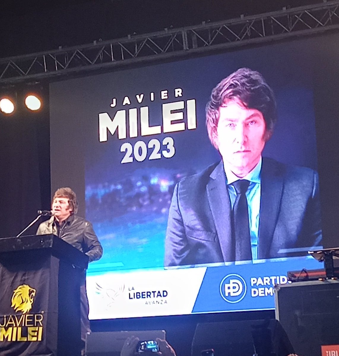 Javier Milei en Mendoza: "Voy a ser el próximo Presidente de los argentinos"