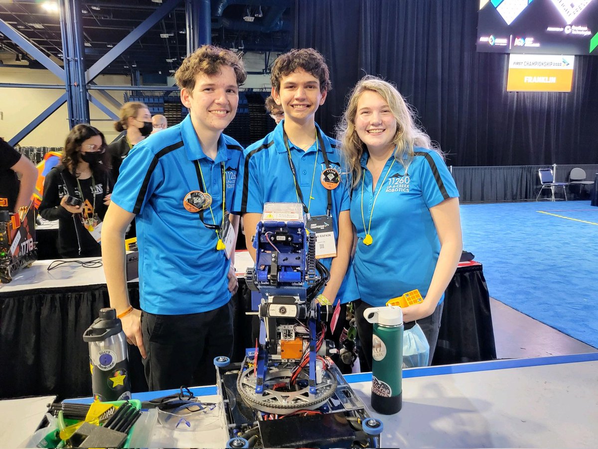 LisaFal18712170's tweet photo. Up a Creek Robotics FTC team 12260 just won the World Championship! I will add the entire team later! @ICSVVSD https://t.co/3uKyT2vXNj