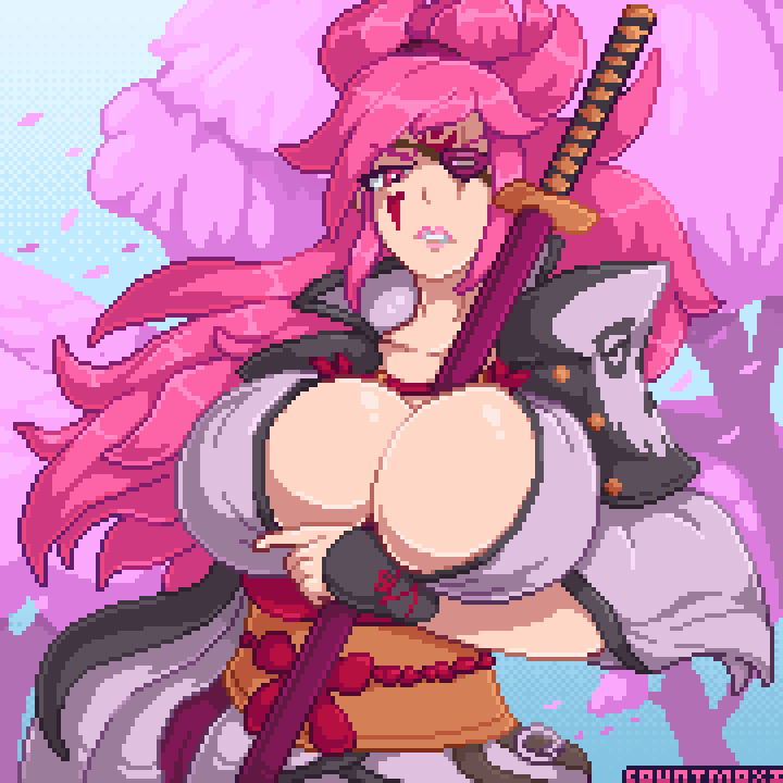 CountMoxi's tweet photo. Baiken Bust comm for @RowdyLycan https://t.co/sSYG6ugBDA