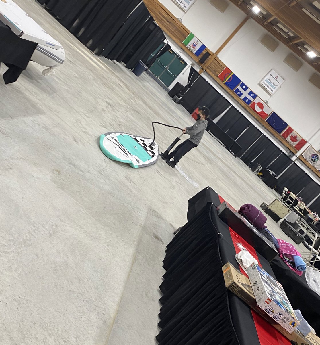 natasha_siren's tweet photo. 7 hours of auction item set up today, but we are done and I am certain the @SpecialOYukon dinner auction is going to be a smashing success! #2ndGenerationVolunteer #HaveWeGotEnoughPens #BidHigh https://t.co/ymDcwEedjj