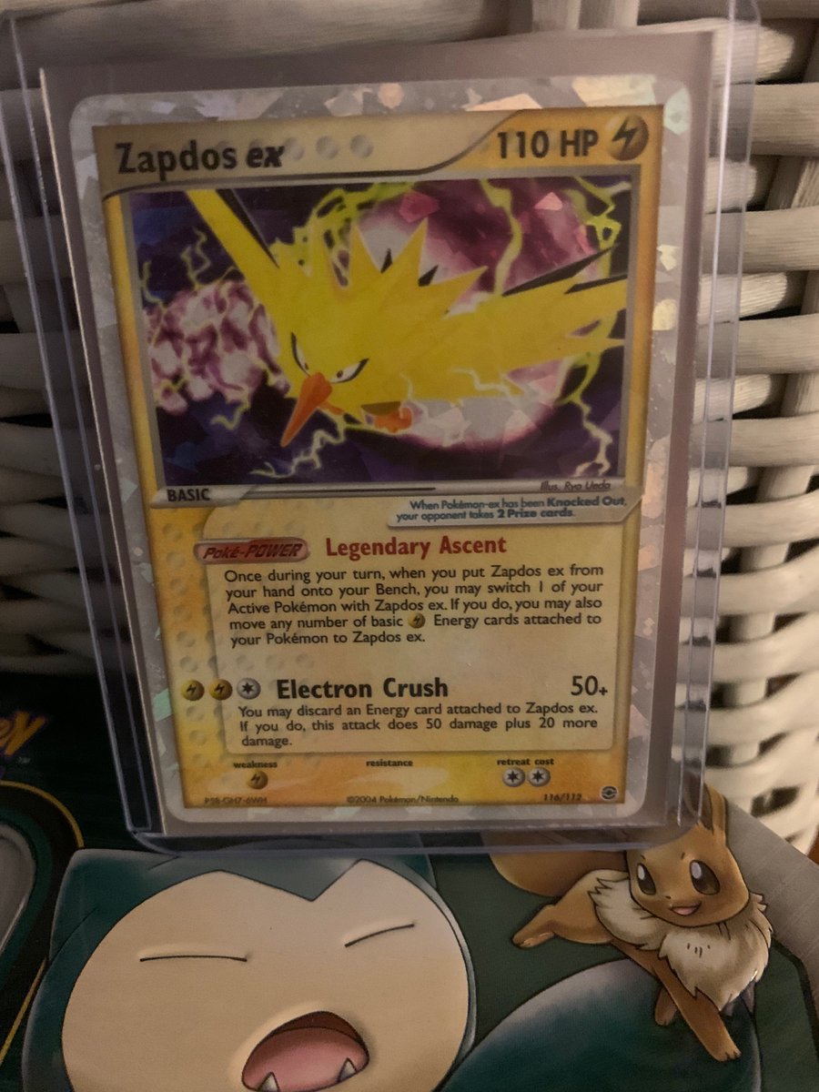 GalarianSlwBrad's tweet image. GIVEAWAY!!

Hey SlowBros help me out! Trying to get some follows to be verified to stream! Giving away this beautiful Zapdos ex holo from FireRed Leafgreen!

FOLLOW (I follow back) LIKE and RETWEET to enter! Winner announced 4/30!! 😎  

#Giveaway #Pokemon #PokemonGOCommunityDay