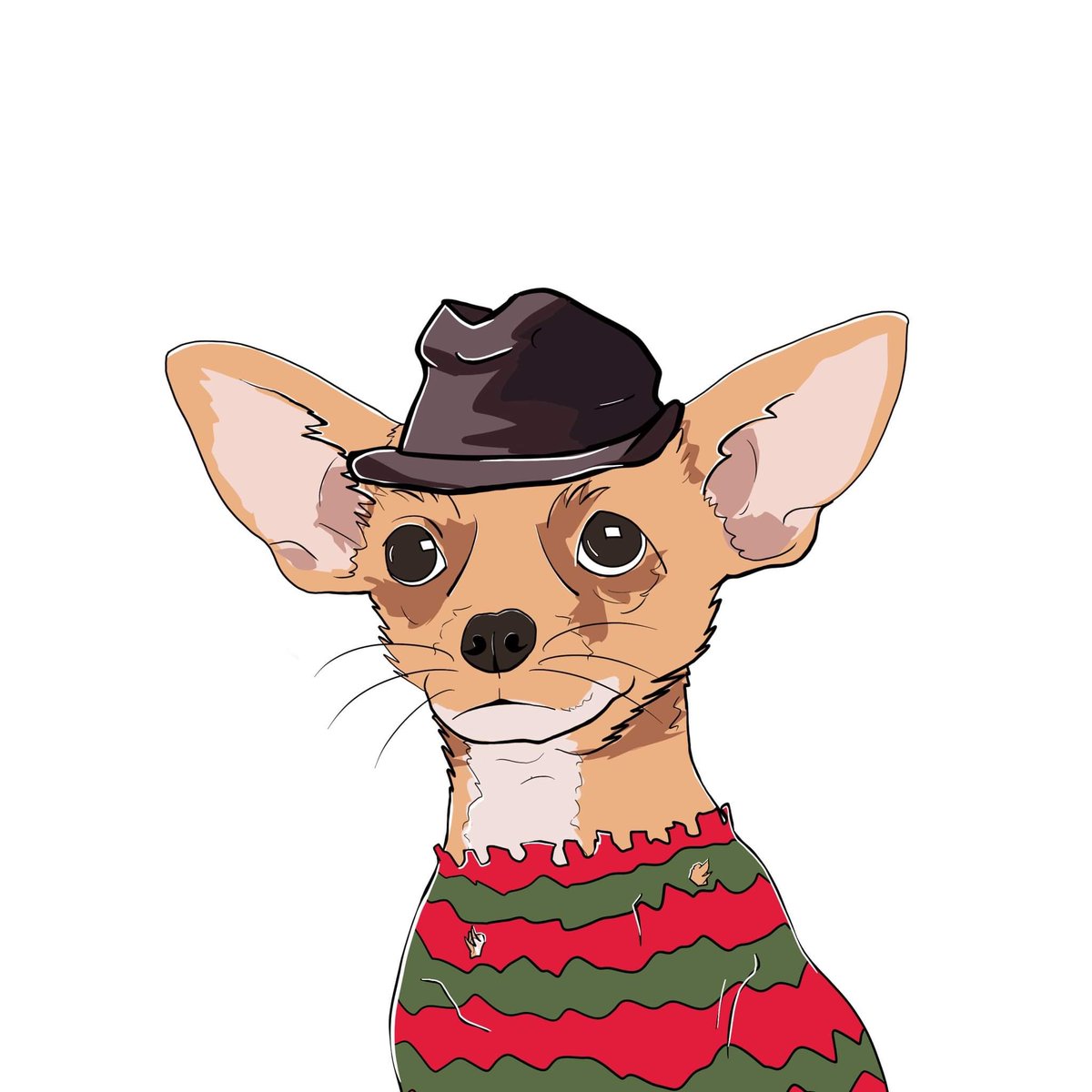 My dad loves #anightmareonelmstreet 

Here’s a chiWOWa just for him