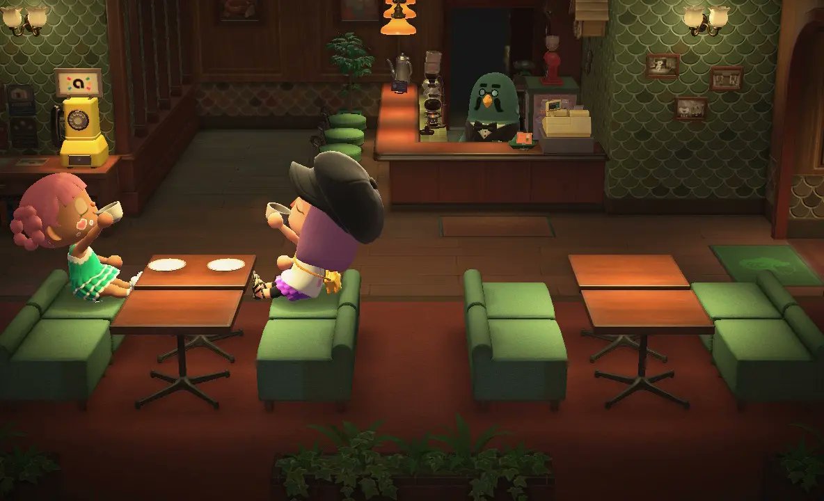 ScarlettLuvsRon's tweet photo. My bestie came to my island today!! We had coffee, took in a K.K. Slider show, had a feast, and then showed our glow💜❤️ I love her 💜❤️ @Melody_Cool

#AnimalCrossingNewHorizons #Besties5ever #GlowAndTell https://t.co/aQjMq03uhr