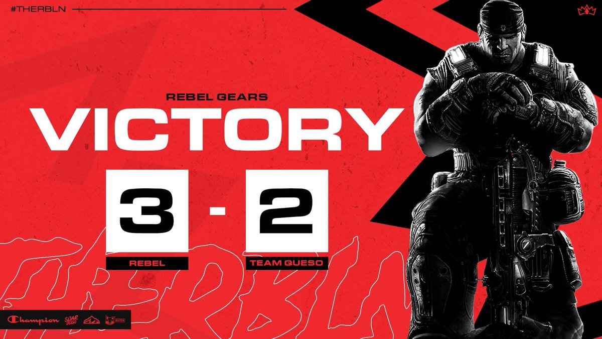 RebelGG_'s tweet image. 🚨 @GearsEsports Spring Major! 

Victory secured over @TeamQuesoGG as we close out the series 3-2. Onto the next series let’s drop a #WeRebel in the chat! #TheRBLN