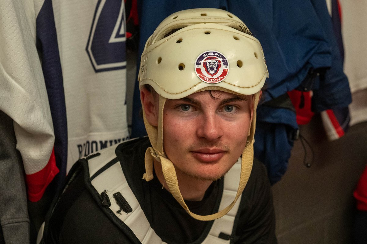 GuelphJrBRegals's tweet photo. Today's Player of the Game was Dallon Evans, who finished the game with 2g &amp; 2a! (📸 @gar_pic). We're back at it Friday when we host @hamlaxjunior at 8 PM! #WontBackDown https://t.co/09n0Z9a0gV