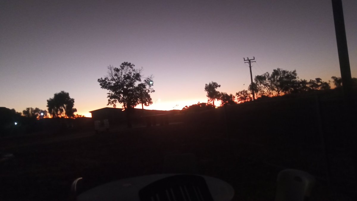 Coachfat1's tweet photo. Sunrise at phosphate https://t.co/lrA7BBM3O2