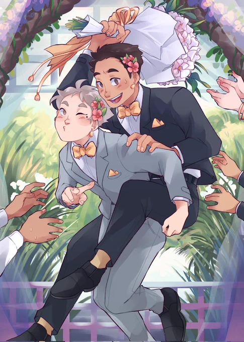 One of my pieces for the @daisugazine! Will be posting the rest over the week lol
#daisuga #haikyuu 