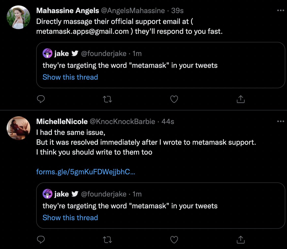 web3jake's tweet photo. I guess they're having similar issues LOL https://t.co/czTfVsGPUM