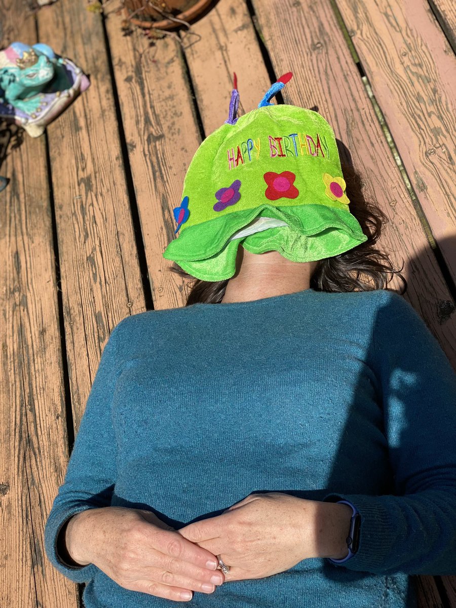 chornerdevine's tweet photo. I got to lie in the sun and celebrate my day with my youngest. #WhatINeeded https://t.co/4MOaIaqkhB