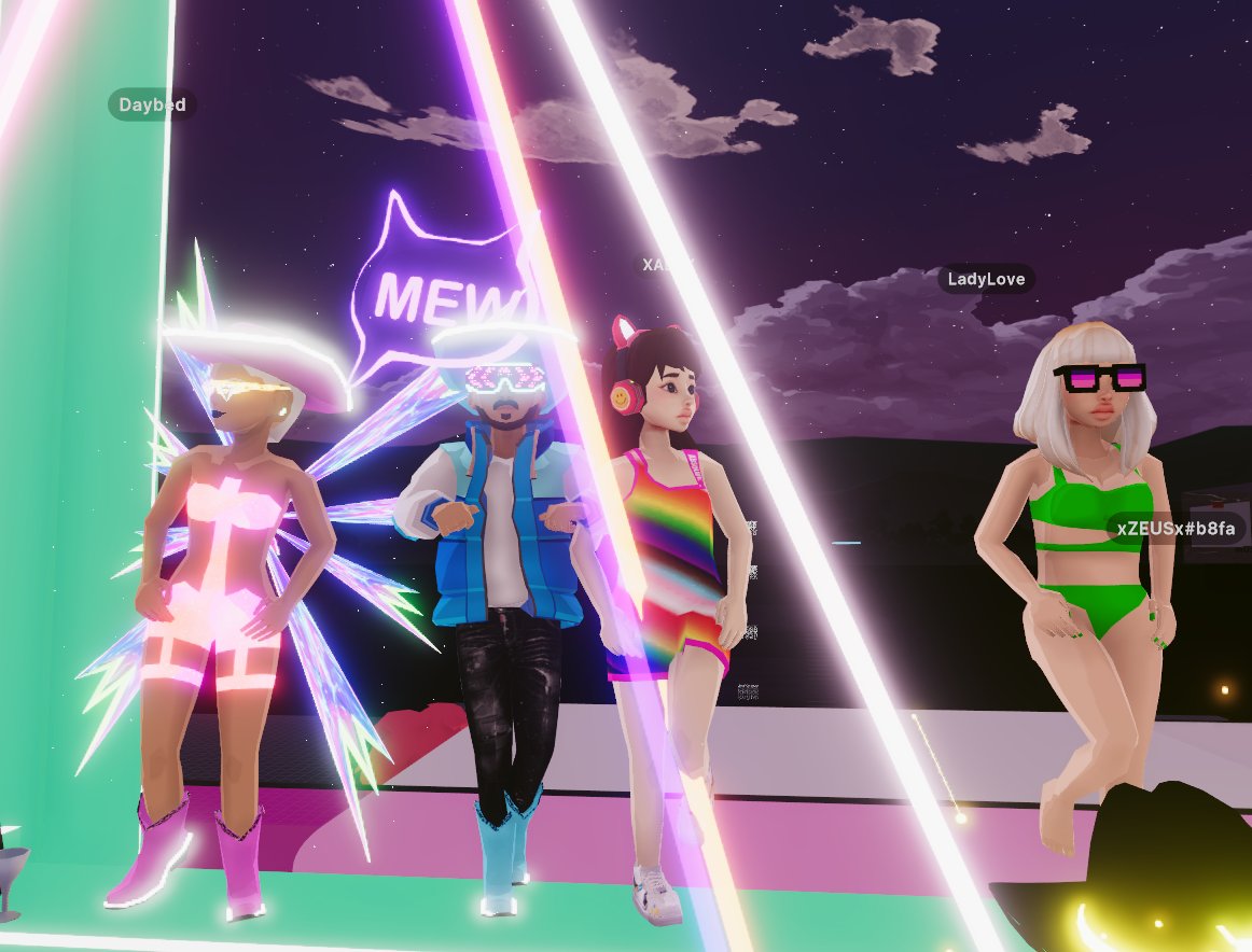 Inshot <a href="/daybed/">David Baez</a> <a href="/XalaxNFT/">XALAX</a> <a href="/MrDhingia/">Mr Dhingia</a> at <a href="/HAUSOFDAYBED/">HAUSOFDAYBED.eth</a> 😍😍😍#decentraland #NFTCommunity