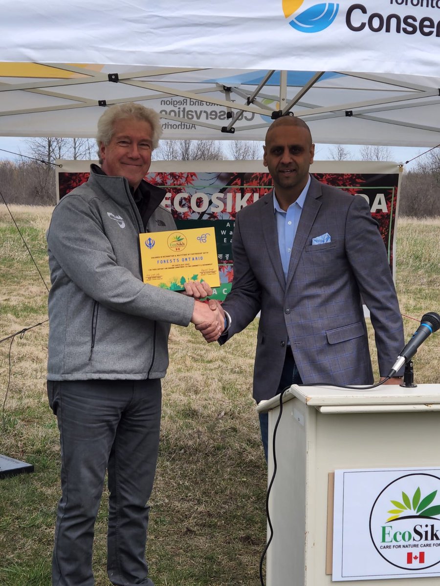 forestscanada's tweet photo. Thanks to @EcosikhC for inviting our CEO, Rob Keen (@Keen_for_trees), to speak at the launch of their 2022 season! We are always thrilled to see tree planting initiatives making progress. We can't wait to watch these trees continue to thrive! 🌳 https://t.co/0aXmyqHy89