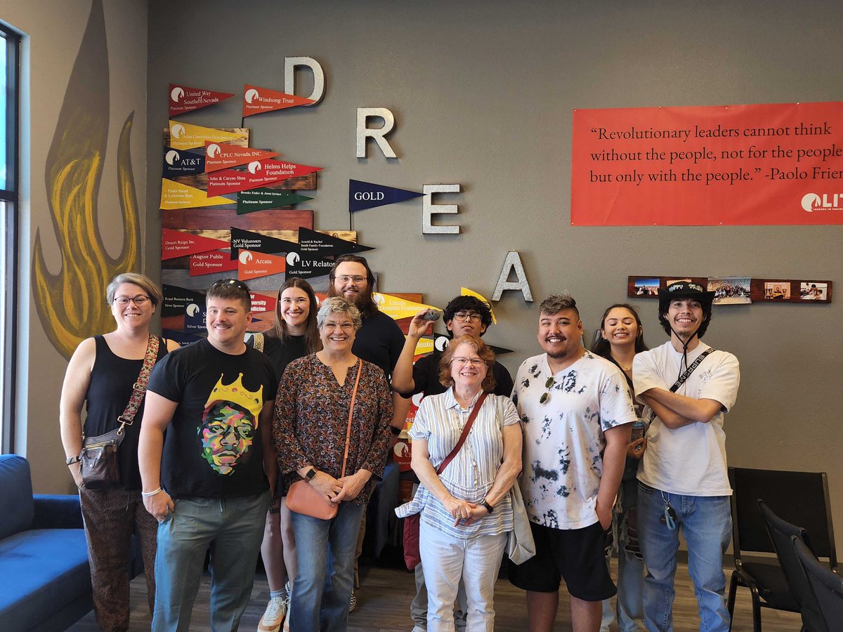 LIT_LV's tweet photo. #ShoutoutSat: Thanks to everyone who stopped by our Open House today! We were excited to show off our upgraded space to some of our longest supporters. Jordy, Cohort 10 member, ran the tours! Leader Eddie in Cohort 2 shared the life-long impact. https://t.co/NyHsvMinww