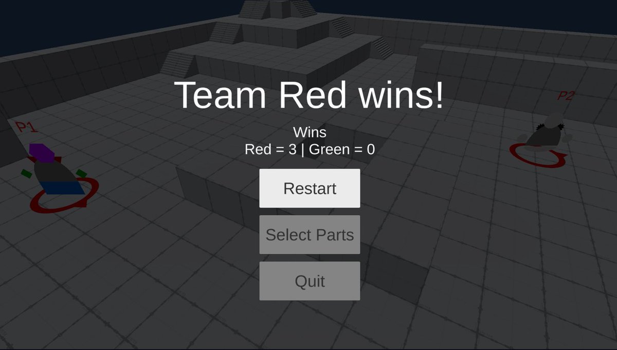 DarkaysTG's tweet photo. Phew... well... gonna be honest struggled a lot today. Ran into a ton of bugs and had to redo hours of work. Fortunately, I finished up adding in Team Battle and "First to X wins" features. #OSTJam https://t.co/DAWG15SCSB