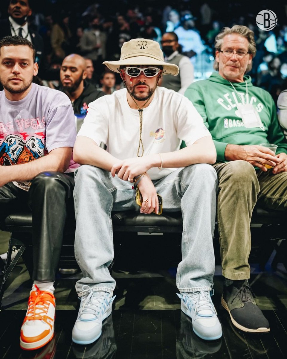 Bad Bunny esta noche en el Barclays Center. 🏀