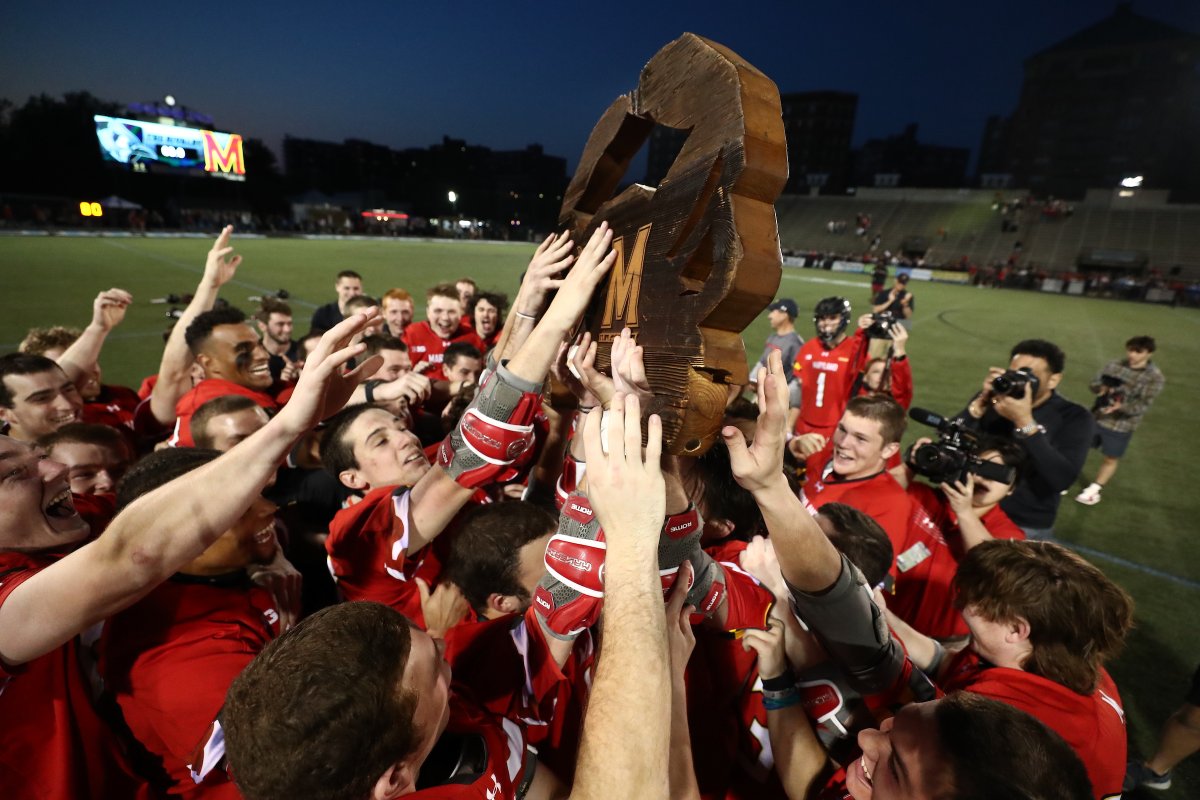 umterps's tweet photo. Elite players 
Elite coaches
Elite fans

Maryland is the best place to play lacrosse in the world. https://t.co/MHBxjphXD7