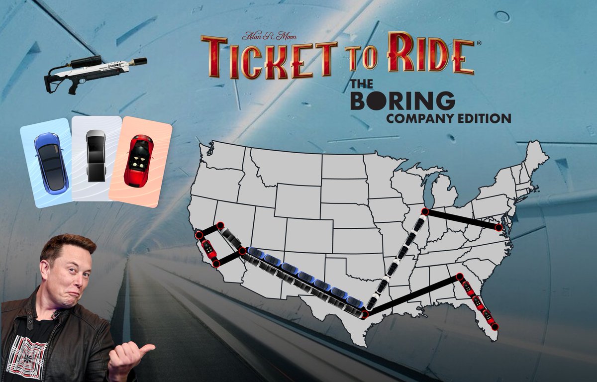 Ticket to Ride x <a href="/boringcompany/">The Boring Company</a> drop inevitable 🚂 🕳