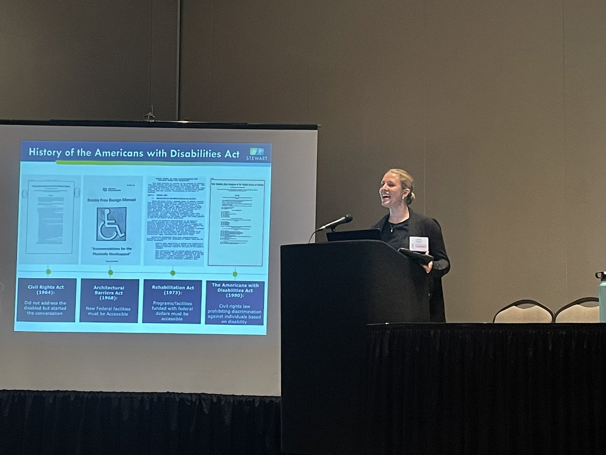 dougtaylor1016's tweet photo. Stewart was a proud sponsor of the 2022 NCAMPO Conference! Our Transportation Planning Team also presented on ADA Compliance and Transition Plans. Harrison Wenchell and Joan Lyons did a great job of detailing our process for partnering with municipalities for ADA compliance. https://t.co/jlaN8yoESE