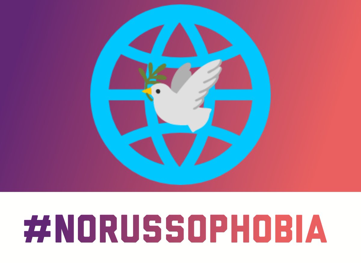 NoRussophobia's tweet photo. #NoRussophobia!

We're humans too! https://t.co/MsuBlIVUqF