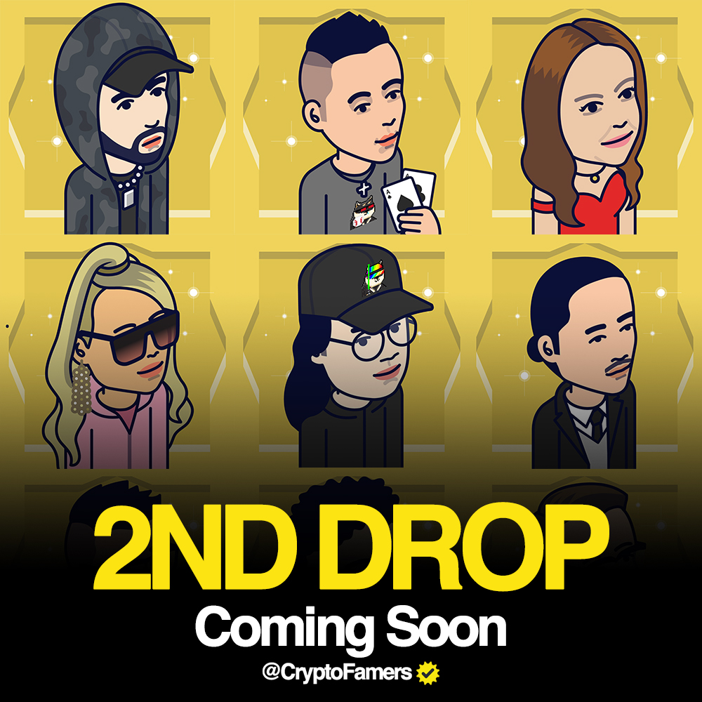 Say Hello to the newest members of CryptoFamers! 😍

CryptoFamers 2nd Drop coming soon!
🤯🤯🤯

Welcome to NFT Hall of Fame!
#nft #NFTCommunity #NFTs #nfts #NFTdrop