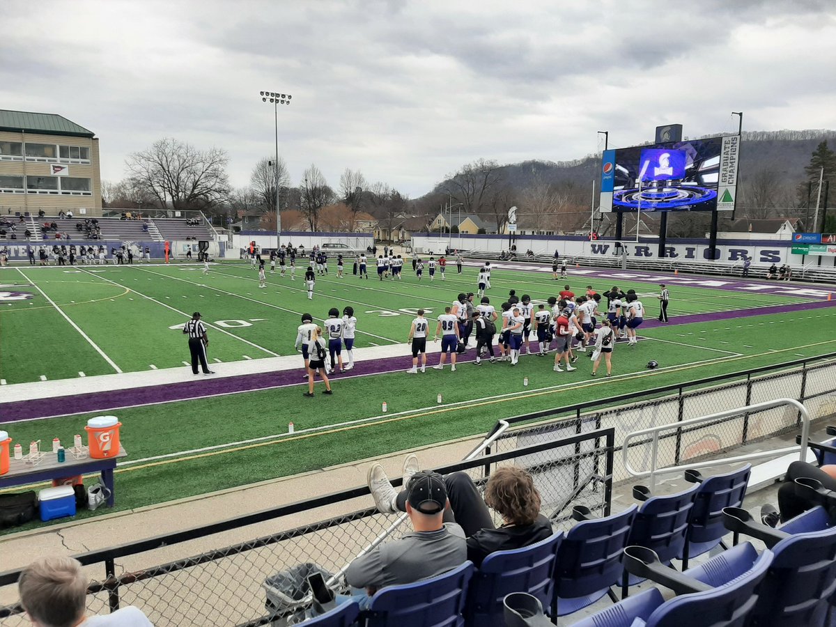 Great day at the old stomping grounds.  <a href="/WinonaState_FB/">Winona State Football</a> <a href="/Coach_Bergy/">Brian Bergstrom</a>  and the. Crew are rolling in the right direction!