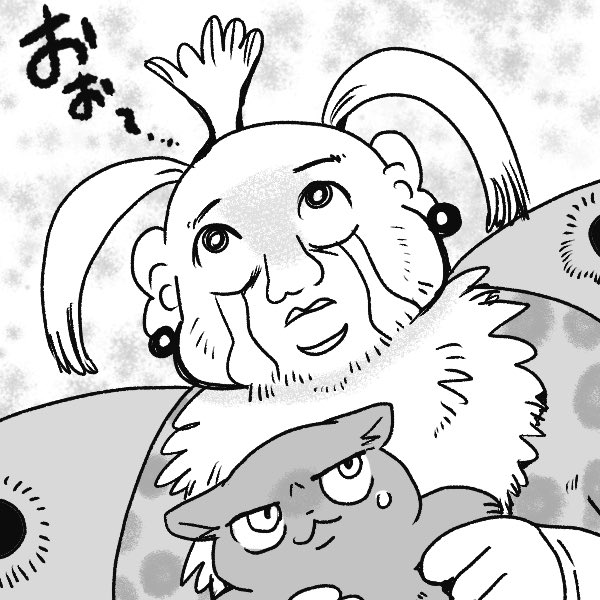 友達が描いてくれたわるるとがおじ! 