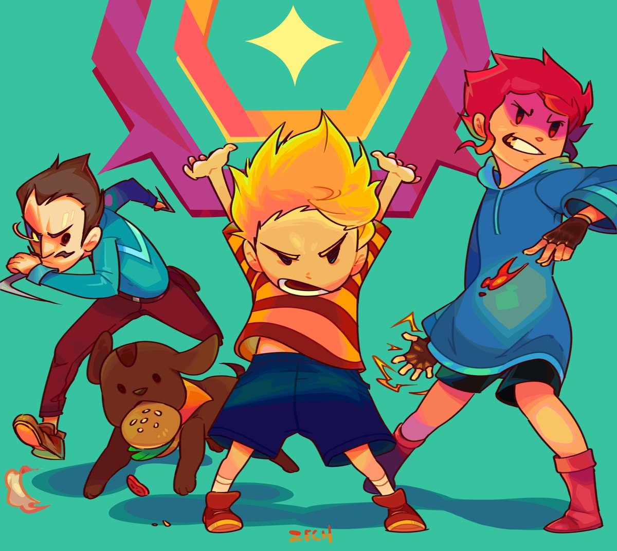 Z_3CH's tweet photo. 🌻🌻🌻
#MOTHER3 https://t.co/nyan8J0Nww