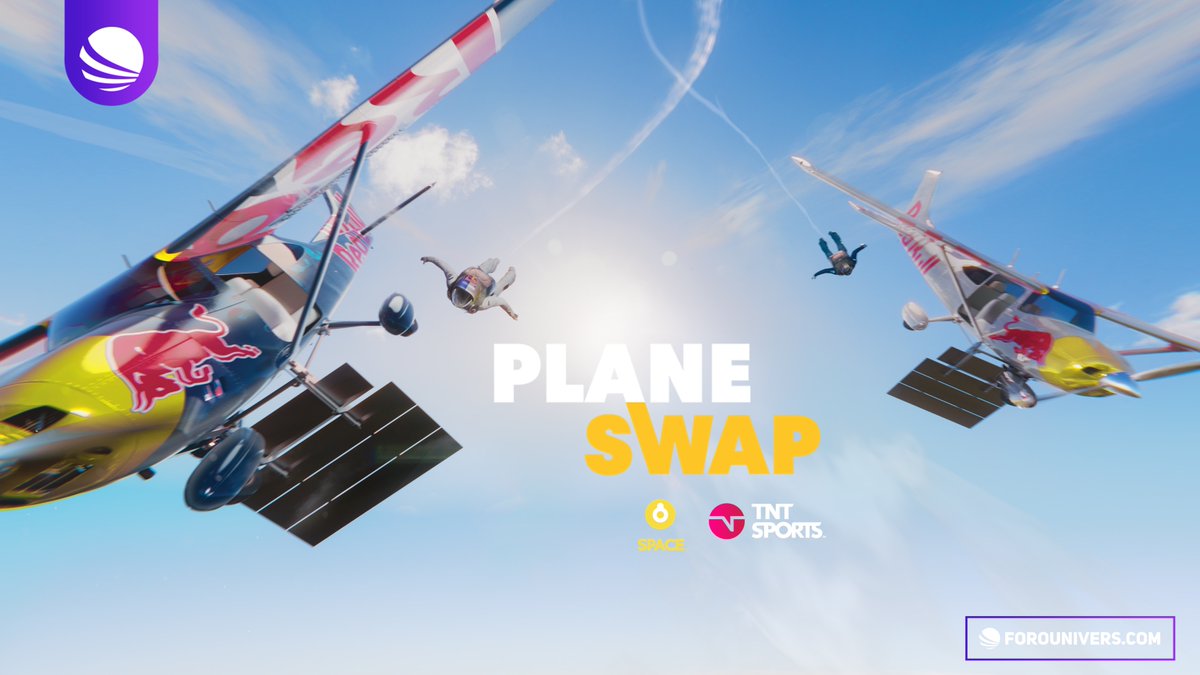 UniversSportsLA's tweet photo. #PlaneSwap estara en los canales de WBD 😎
Y para toda Latinoamérica. 🌎
🔗 https://t.co/4NnWC9PqYA https://t.co/HTKOulHFzV