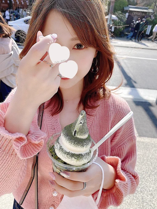 至福のおやつタイム ¨̮.ᐟ
下に入っている抹茶チョコでコーティングされたコンフレークがたまらなく美味しかったです ⸜(๑⃙⃘ϋ๑⃙⃘ )⸝♡♡
in 嵐山 