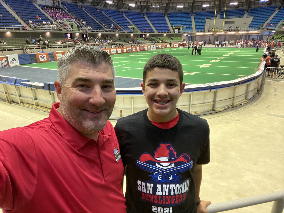 Enjoying some arena football.  Let’s go Gunslingers!#SanAntonioGunslingers