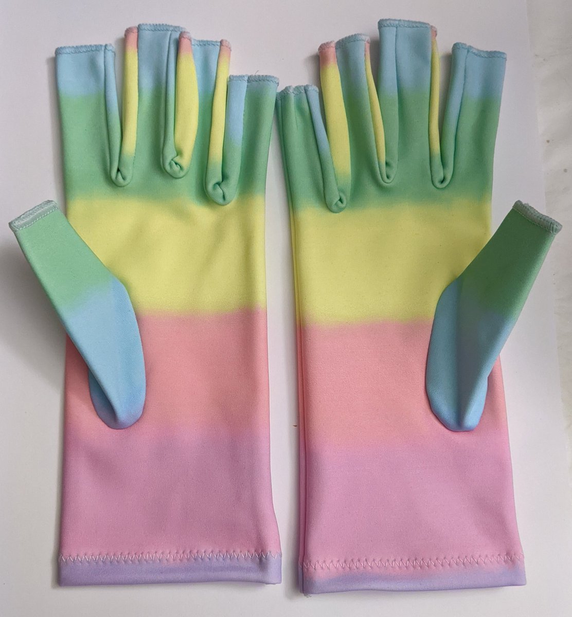 ⭐ Fingerless Compression Gloves ⭐ Hey everyone! I did the impossible! After many many months! I found a manufacturer to create fingerless compression gloves in my designs! Here's the prototypes! They fit perfectly and the compression is perfect! ⭐What do you think?⭐