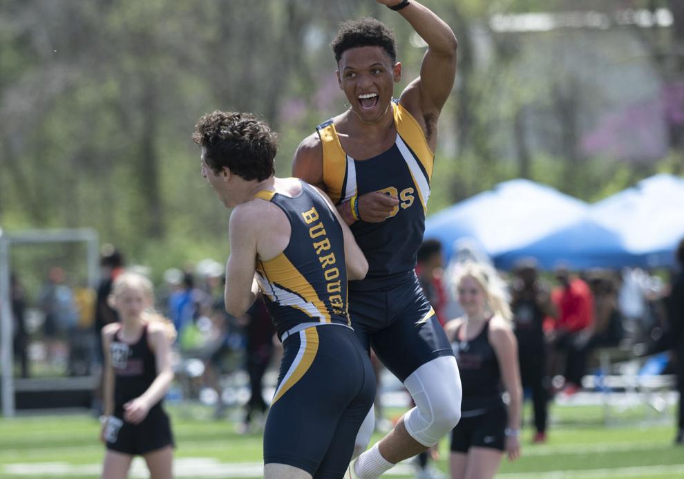 JBSTrack_Field's tweet photo. This is what encouraging &amp; celebrating TEAM looks like (Caleb running across the field screaming, jumping, and congratulating Cooper on his 200m school record run) https://t.co/ZbUpu6jlgE
