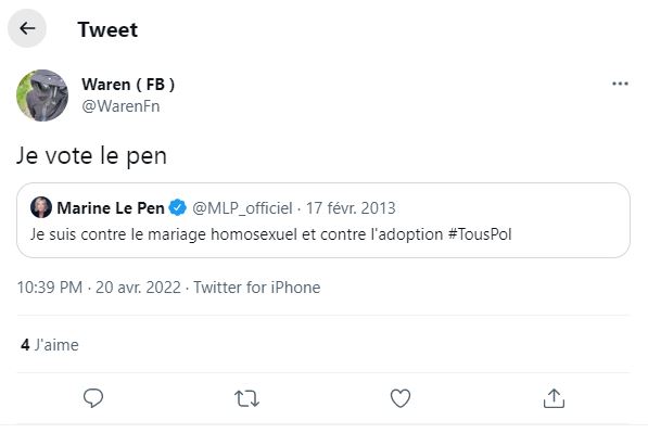 Pompidur1's tweet photo. 1. Parce qu’elle a dit un truc contre les homos qui m’a bien plu il y a 9 ans https://t.co/ihGg3kRCgw