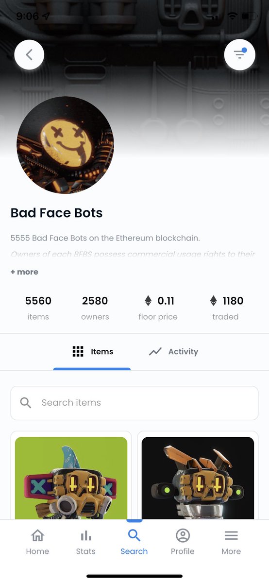 SkyBlue51880359's tweet image. Hello~ @opensea 
Daily Question: When @badfacebots “Blue Verified”?
Seems Coinbase NFT already give us a Certification. As a competitive platform, will Opensea do something?
#BadFaceBots #Opensea