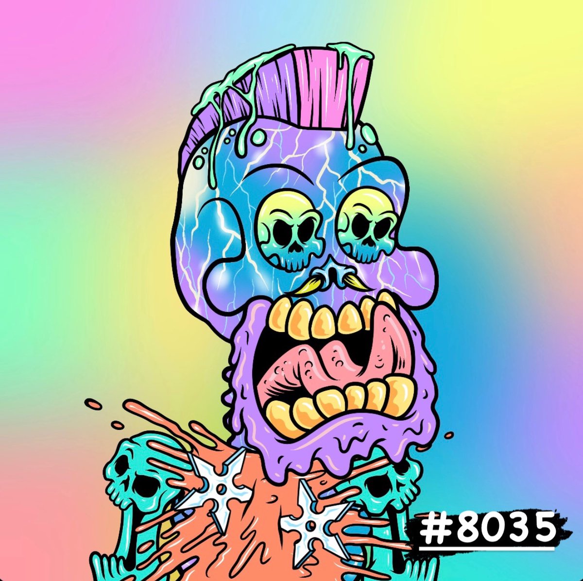 Fredfm715's tweet photo. @stickytoffita @ToxicSkullsClub 

Look this amazing Toxic 🤮☠️🥵

���🚀🤯

#TSC8207 #ToxicSkulls
#ToxicFollowToxic #NFT #ToxicSkullsClub #ToxicSkulls https://t.co/HoJCMhjrqk