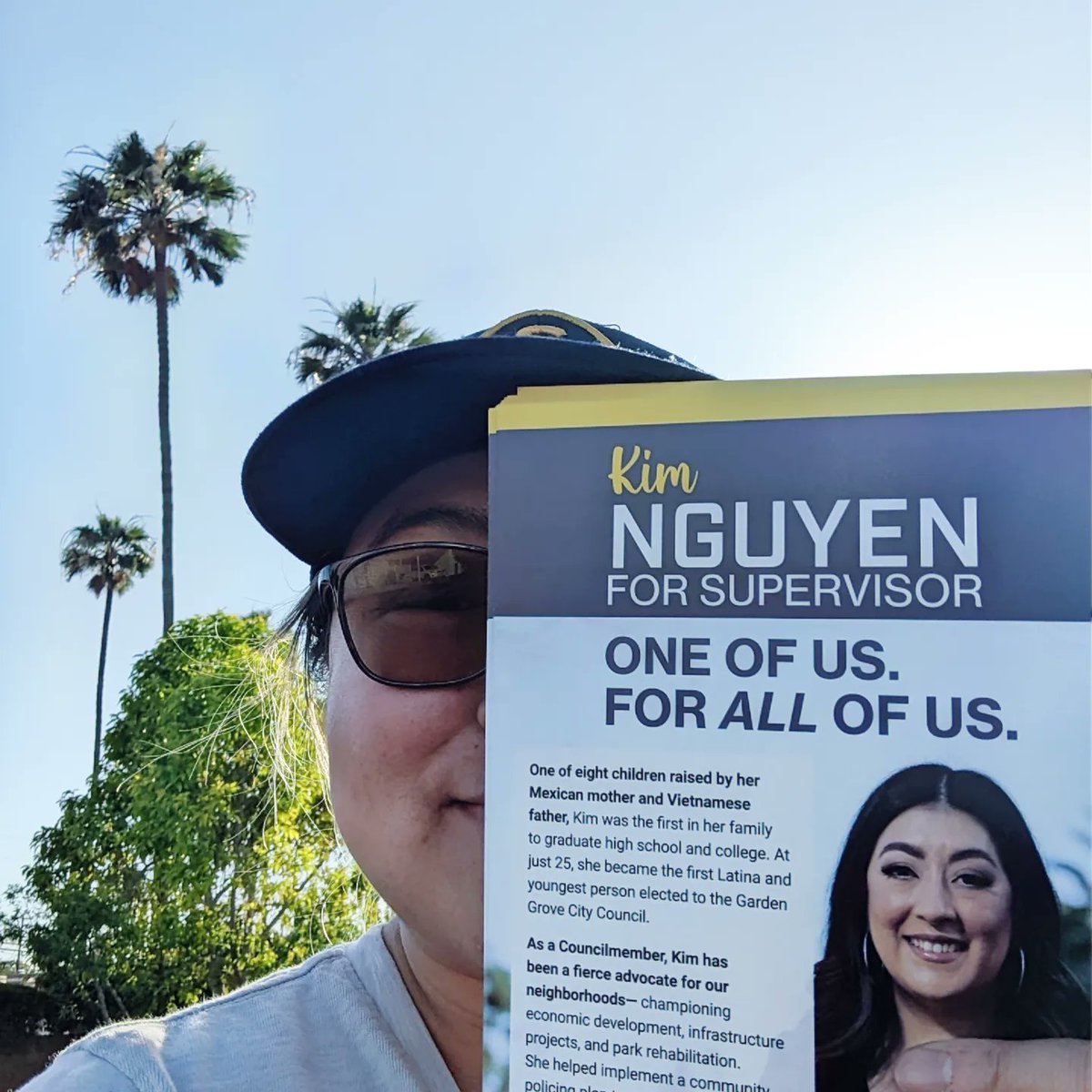 ThaiVPhan's tweet photo. What a beautiful day to #DoTheKimpossible and walk for @Kibenguy to get her elected as the FIRST LATINA on the OC Board of Supervisors!
#DoingTheKimpossible #InItToNguyenIt #PhanClub #WomenInPolitics #SantaAna #Vietxican https://t.co/JZXTFi3IIW