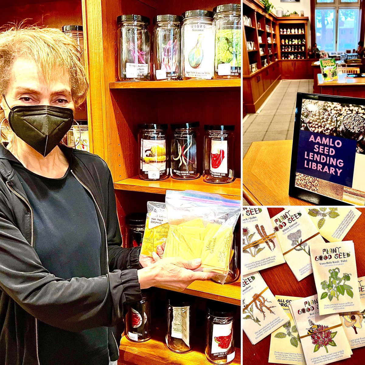 jeanquan's tweet photo. Favorite #EarthDay stop was #AAMLO #AfricanAmericanMuseumAndLibrary. Their #seedlendinglibrary has 100 plants to choose from
🌱Picked up #squash seeds, will donate unused herb seeds
🌱They have #gardening, #blackfarming history #blackenvironmental heritage books
#supportlibraries https://t.co/it6DU2VDZ8