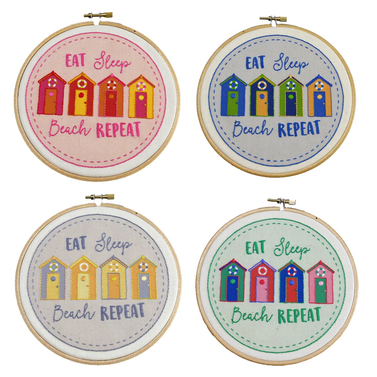 NogPepperMe's tweet photo. Hand Embroidery Kit Beginner Beach Huts | Easy Embroidery Patterns | Modern Embroidery Kit | Seaside Kit | DIY Craft Gifts | DIY Hoop Art https://t.co/CTSOMAczol #Etsy #NogPepperMe #CraftKit #Embroidery #GiftsForCrafters https://t.co/0lsQJ8wblv
